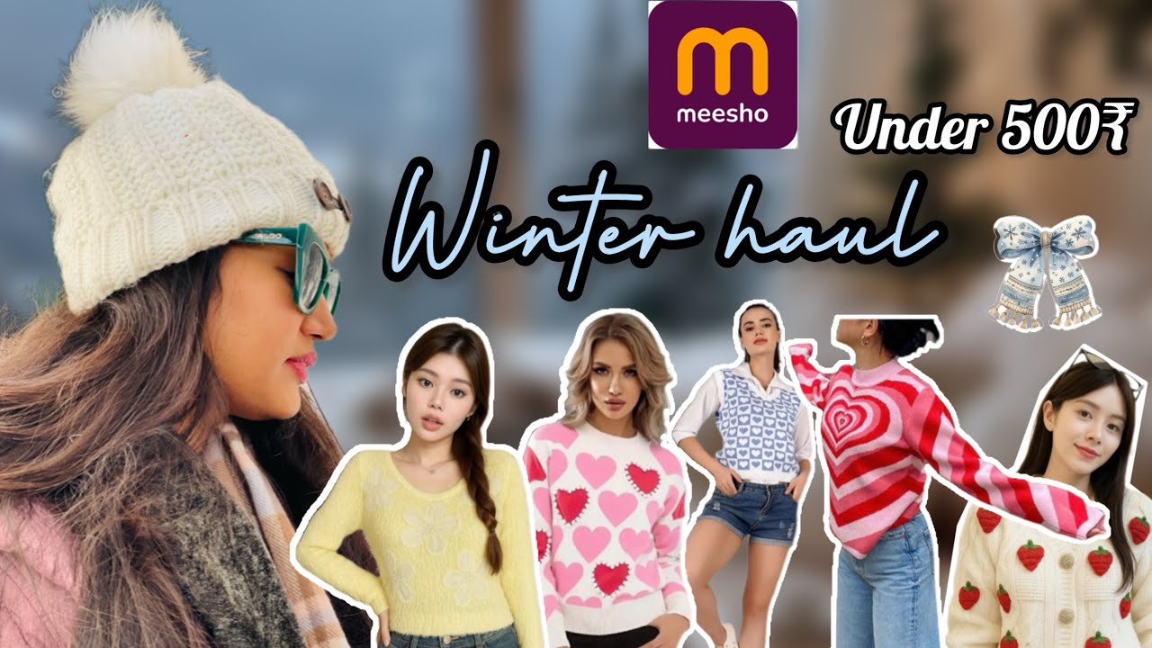 Meesho winter top| under 500₹| sweater haul | 