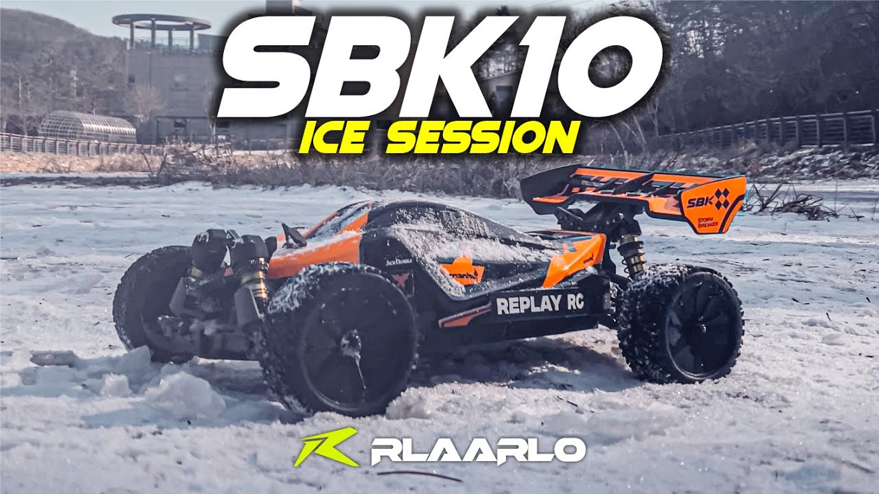 Rlaarlo SBK10 4WD Buggy Snow-Covered Ice Session @Rlaarlo