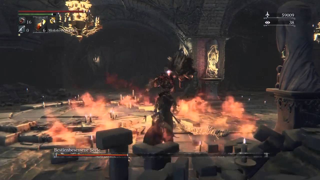 Beast-possessed Soul (Ailing Loran Chalice) - Solo Melee - Bloodborne