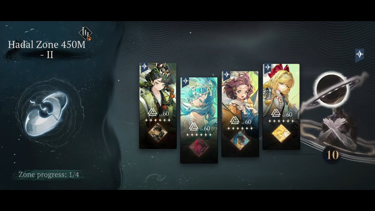 [Reverse 1999] Abyssal Zone 450M-2 Liang Yue + 37 + Flutterpage + Kiperina (Alina)