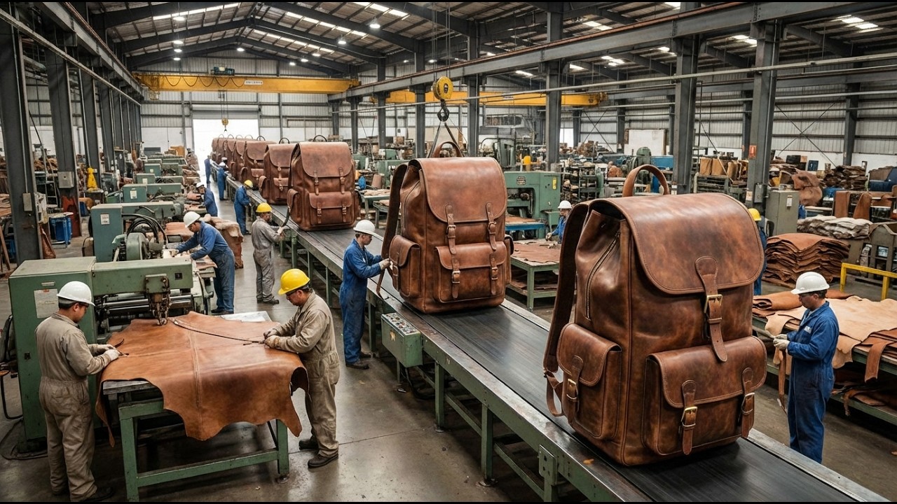 Conozca cómo se fabrican las mochilas de cuero, desde la granja hasta su uso final (todo el proceso)