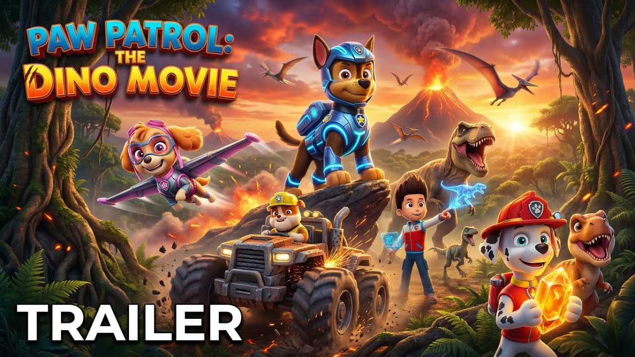 Paw Patrol: The Dino Movie 🦖 | Official Trailer (2026) | Epic Dinosaur Adventure