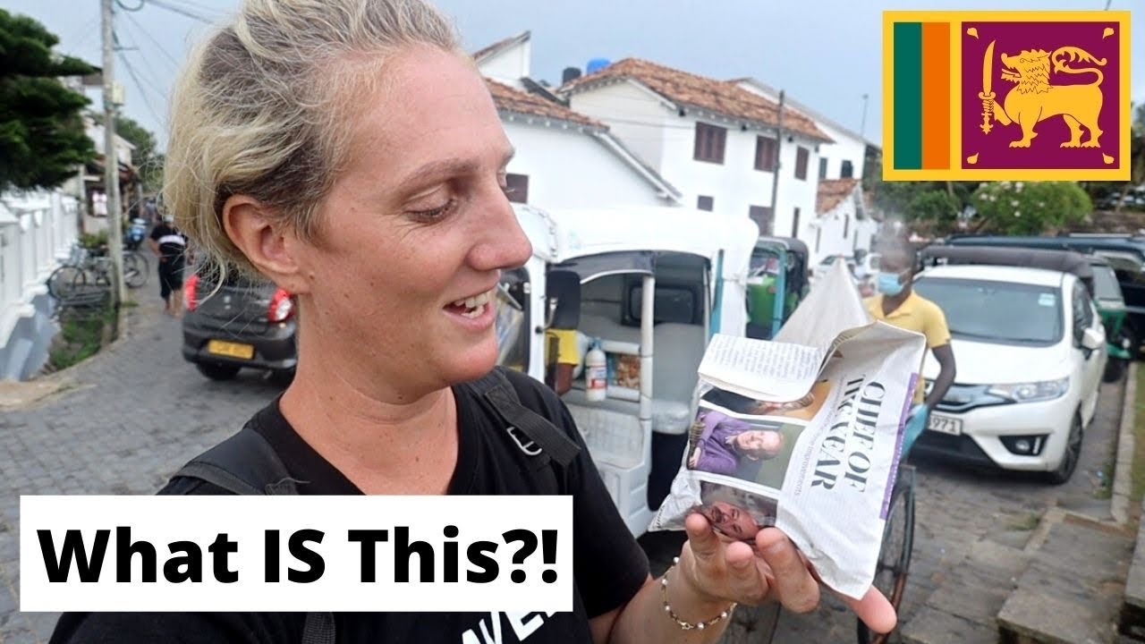 Street food in GALLE, SRI LANKA