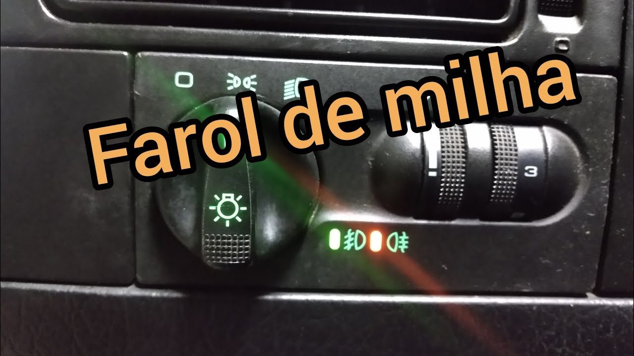 Chave de farol milha e neblina Golf Mk3
