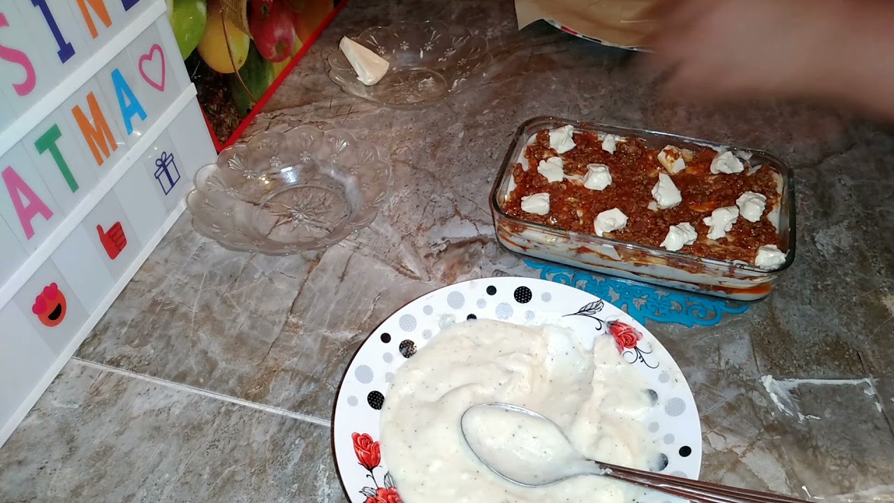 لازانيا بطريقة سهلة وإقتصادية تجي بنيييينة😋