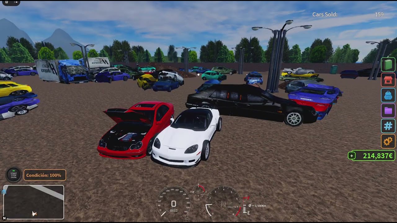 Roblox buscando coches