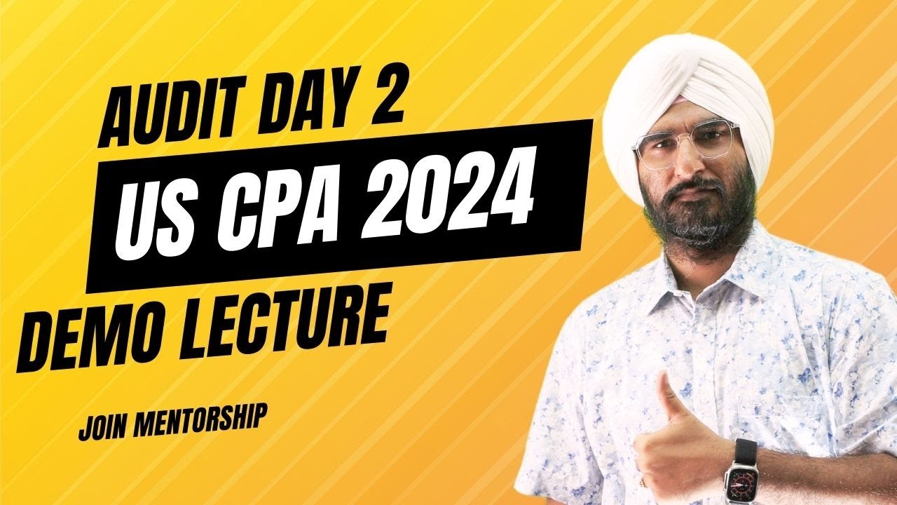 US CPA Audit Lectures I Best Us Cpa Coaching In India #cpaexam #uscpacoaching #uscpafees #uscpaclass