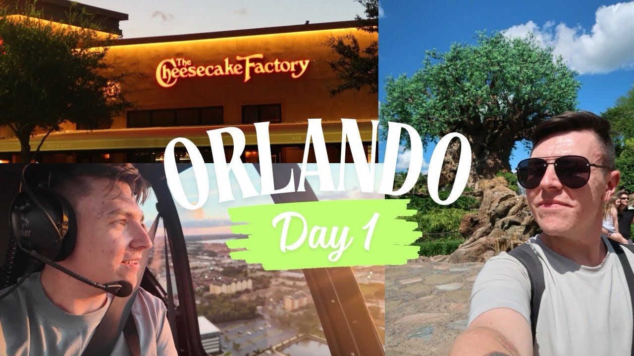 Orlando Vlog 🇺🇸Animal Kingdom 🦁Sprit Halloween 🎃 Helicopter Tour 🚁 Cheesecake Factory 