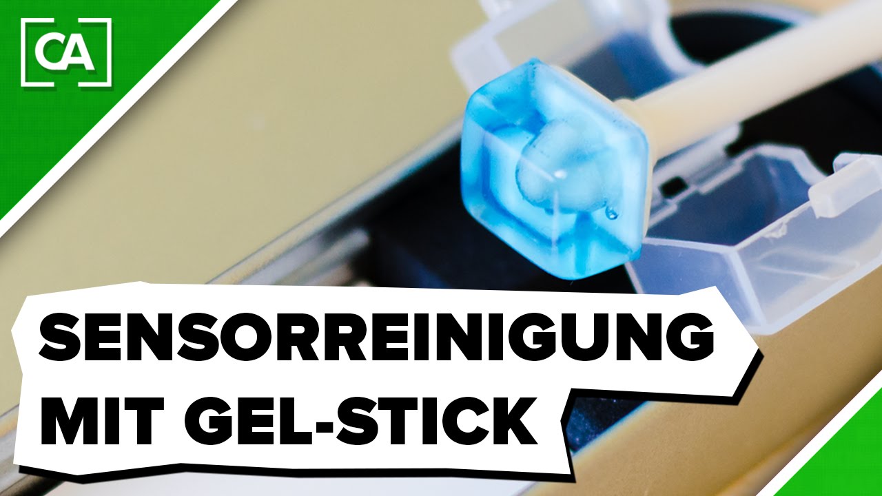 Sensorreinigung mit Gel-Stick - Sensor reinigen einfach & effektiv - caphotos.de