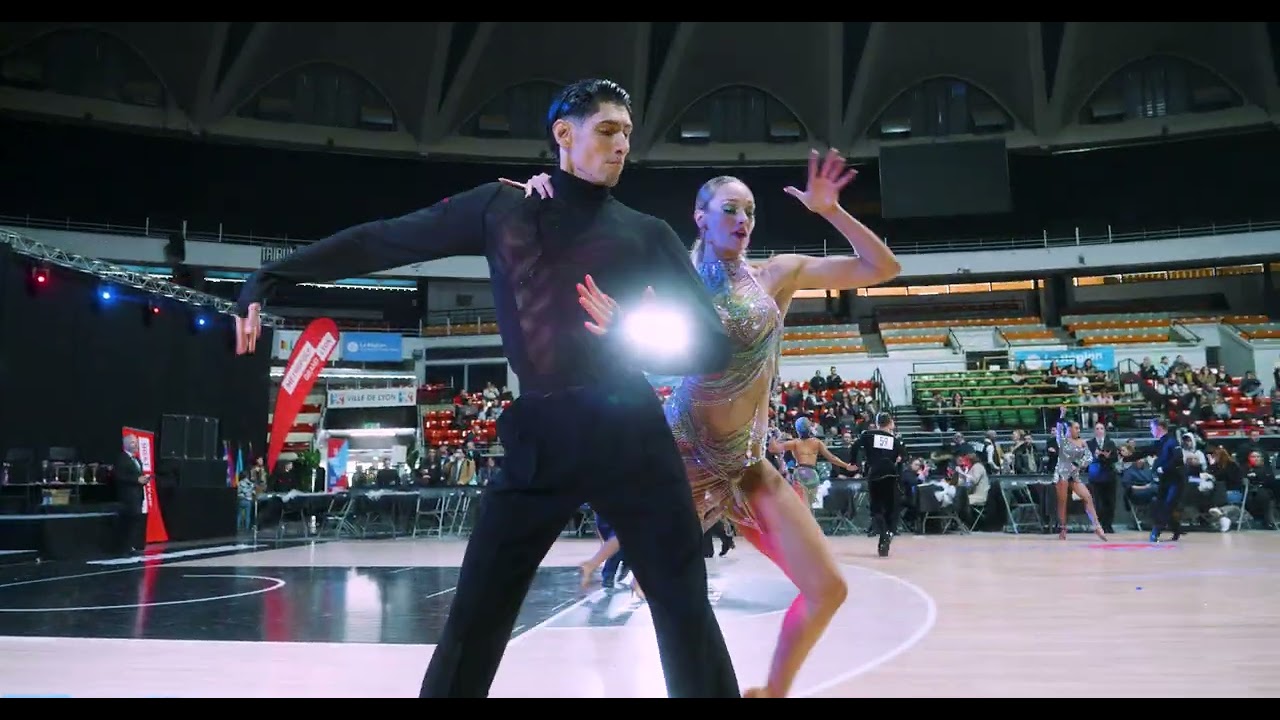 [COL] Eduardo Rizza - Calisson Goasdoue | CHA CHA | WDSF Rising Stars Latin | Lyon French Open 2025