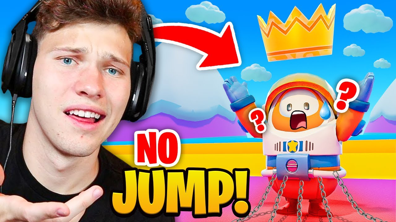 Trying To Win Fall Guys WITHOUT JUMPING!