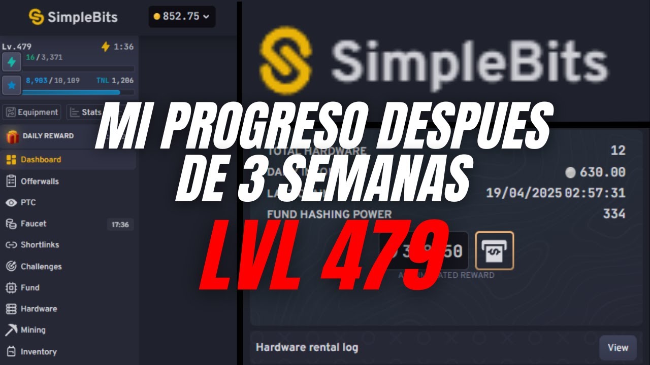 🔥 &iexcl;3 SEMANAS en SimpleBits.io y ESTO es lo que LOGR&Eacute;! 💸🚀