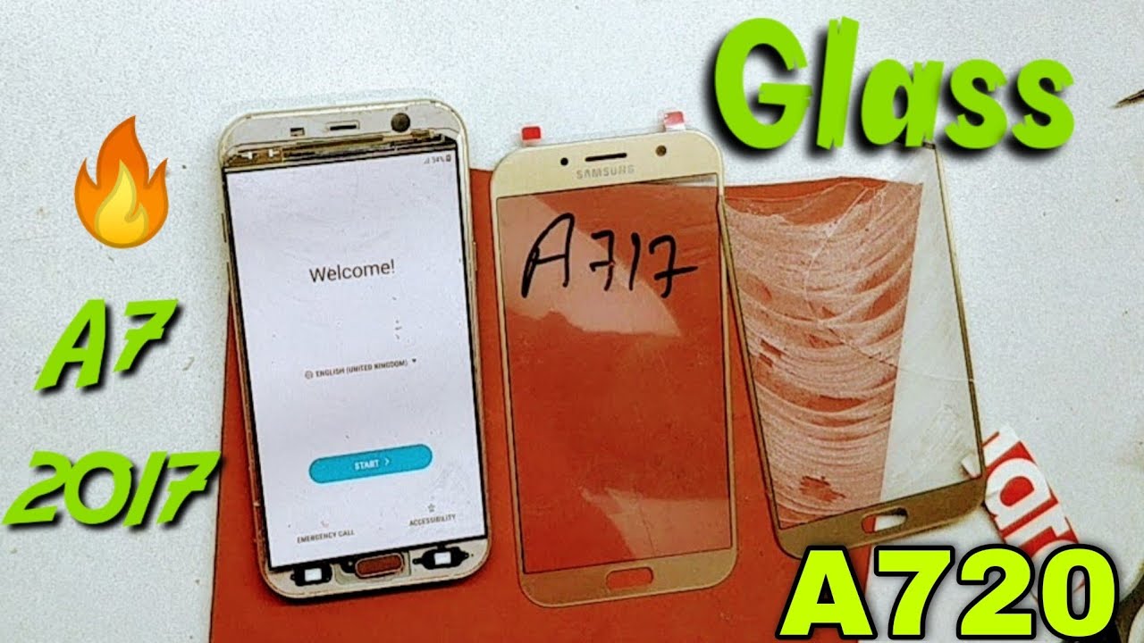 Samsung Galaxy A7 (2017) A720 Crack Glass Replacement | Disassembly | TECHNICAL USTAAJ