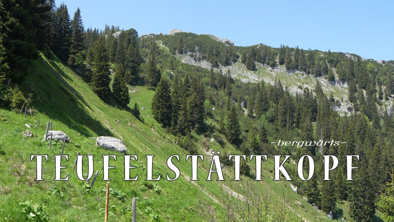 Bergwärts - Teufelstättkopf  / Ammergauer Alpen / 1758m