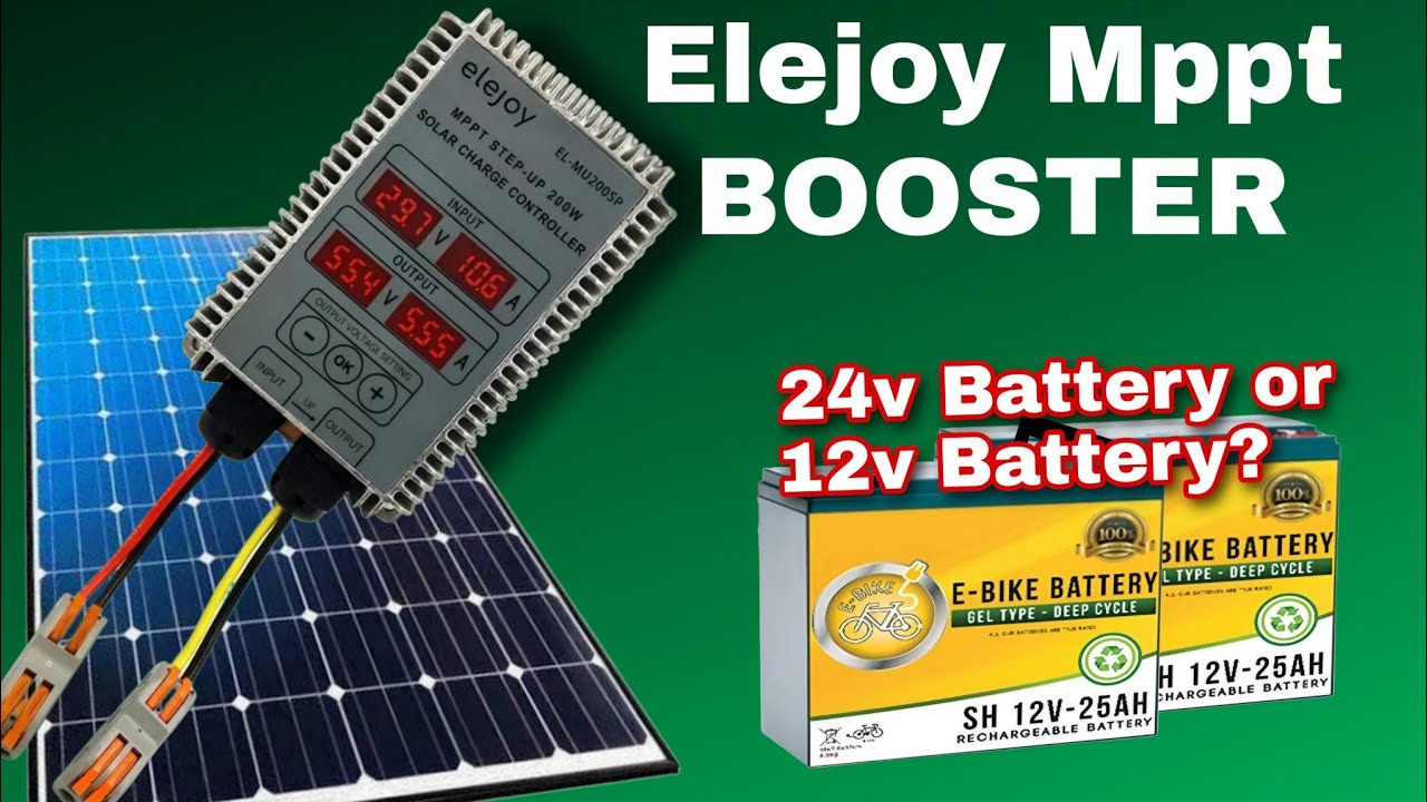 How to use Elejoy Mppt solar charge controller  SOLAR SETUP TEARDOWN