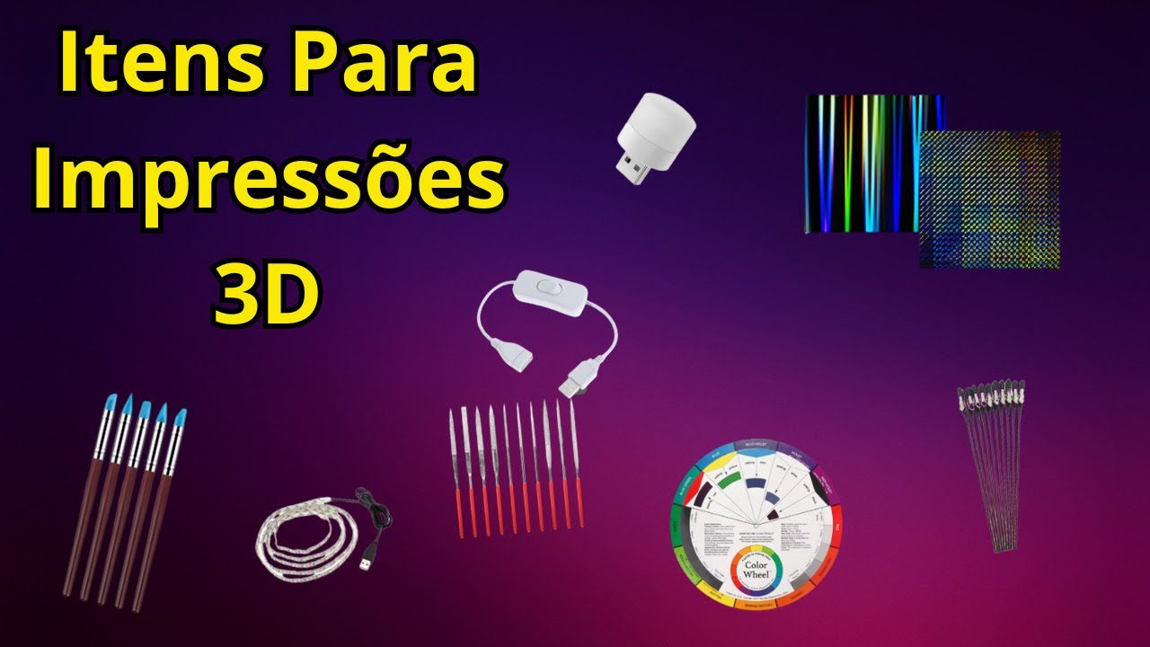 Unboxing Itens Para Impress&otilde;es 3D #AliExpress