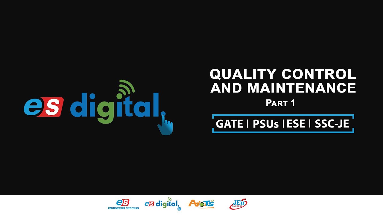 Standards and Quality Control  | ESE | UPSC ESE Prelims Exam |Part #1