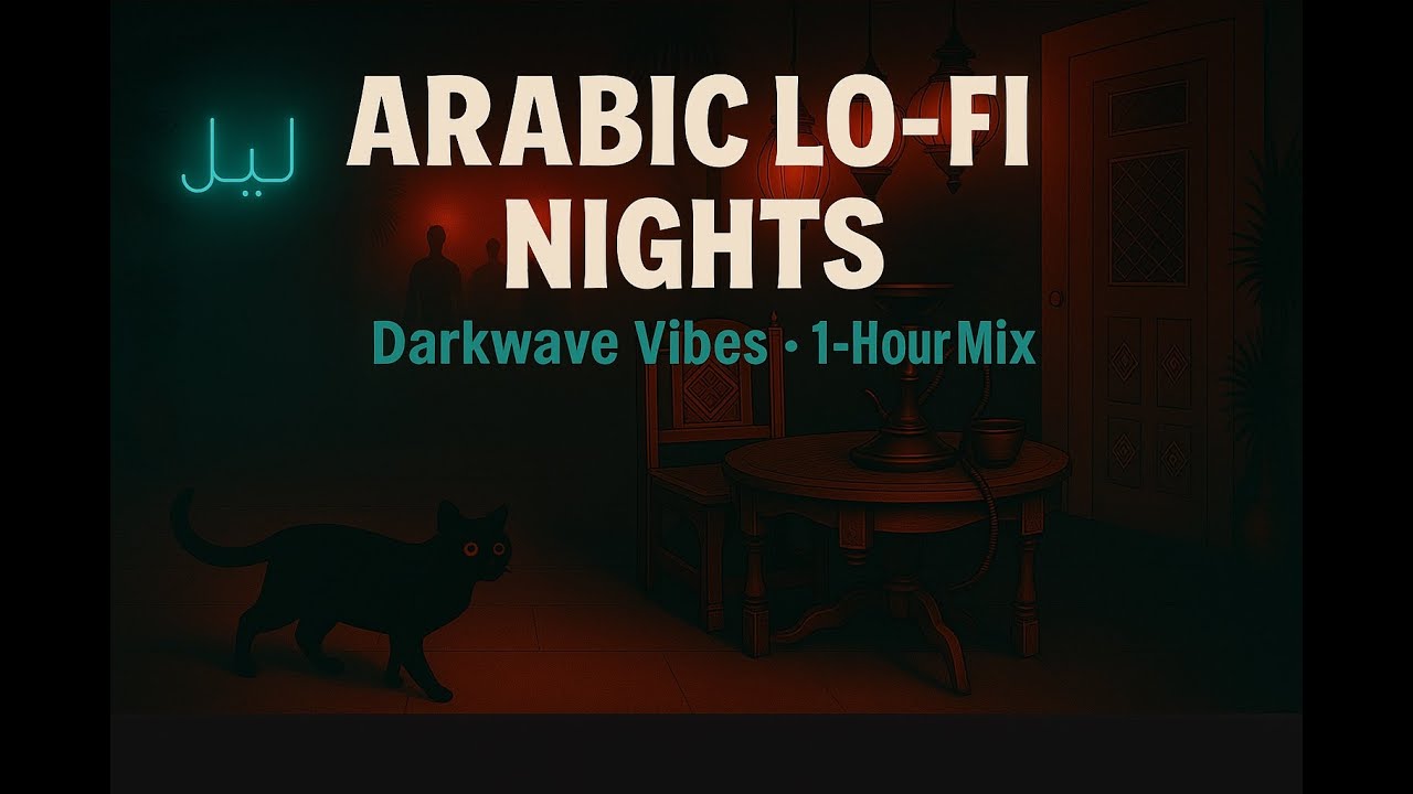 Arabic Lo-Fi Nights 🌒 1-Hour Darkwave Instrumental Beats for Focus & Study