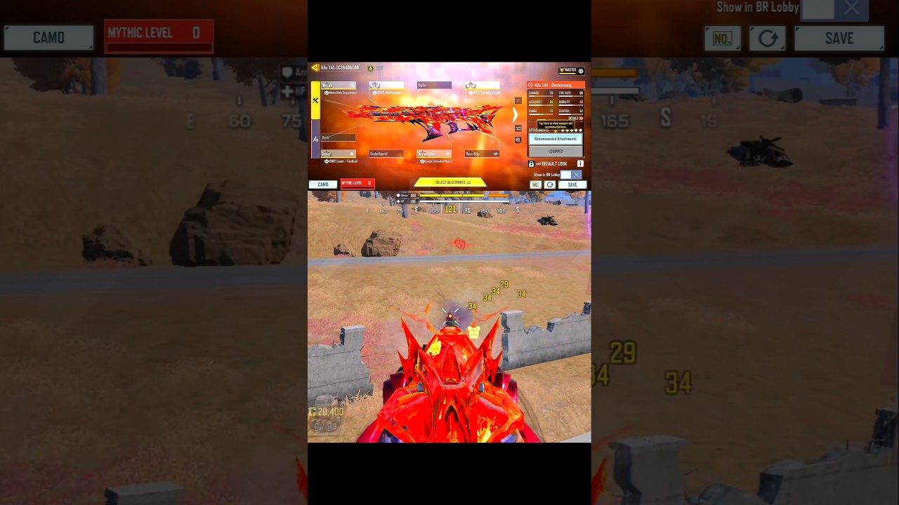NO RECOIL + FAST KILLING | BEST KILO 141 GUNSMITH CODM BR #shorts #codm