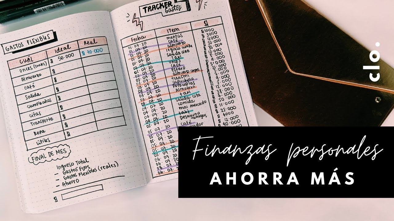 Cómo organizar tus FINANZAS PERSONALES en el BULLET JOURNAL