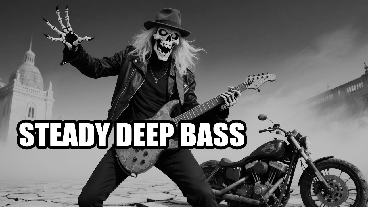 Steady Deep Bass – Driving Guitars & Thundering Drums | Rock Workout Motivation