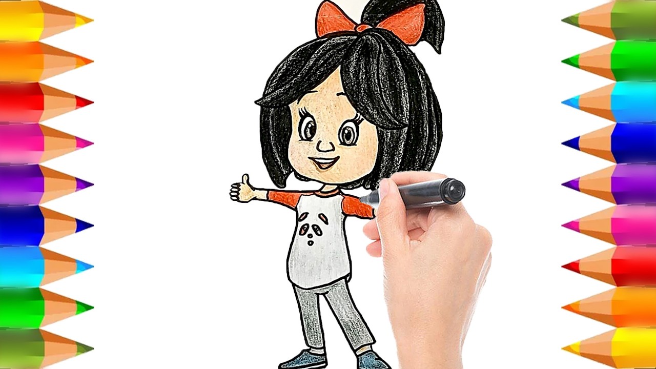 Cómo Dibujar y Colorear a Cleo | Cleo y Cuquín | Dibujos Para Niños