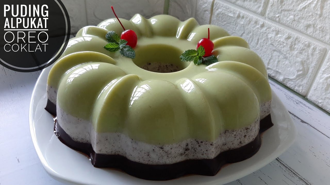 ALPUKAT DIBIKIN INI ENAK BANGET |PUDING ALPUKAT OREO COKLAT