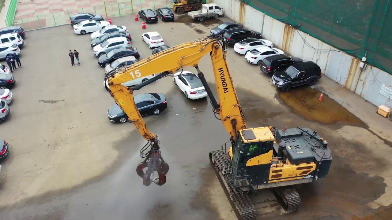 Hyundai CE is introducing a water spray #excavator