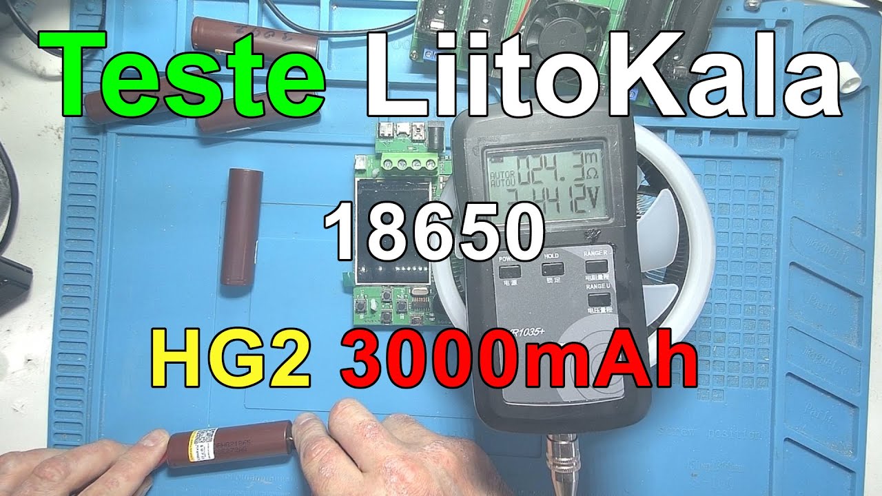 Células LiitoKala HG2 3000mAh: Vale a Pena? Testes e Resultados - 