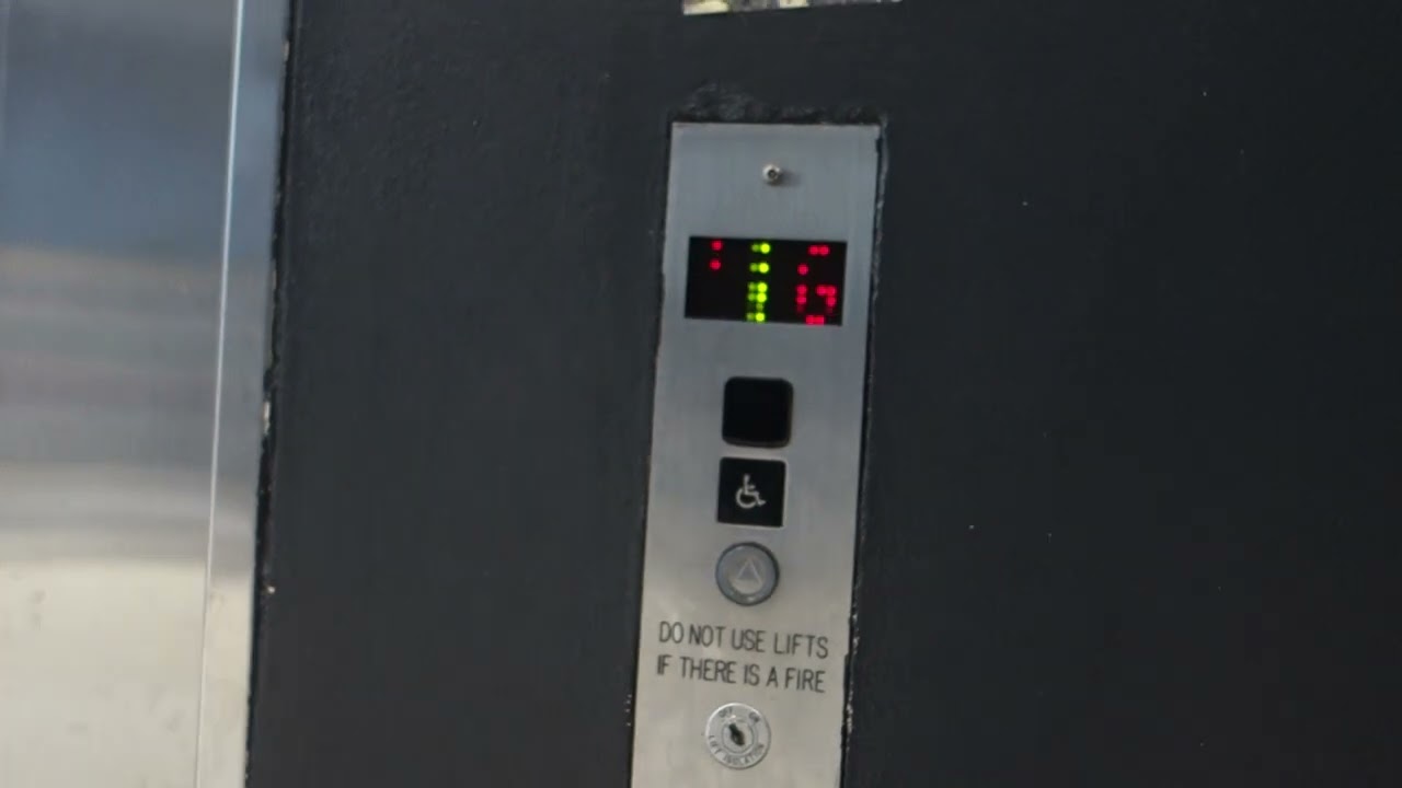 Extremely creepy! DEVE-Schindler Hydraulic elevator at Westfield Warringah Mall, NSW