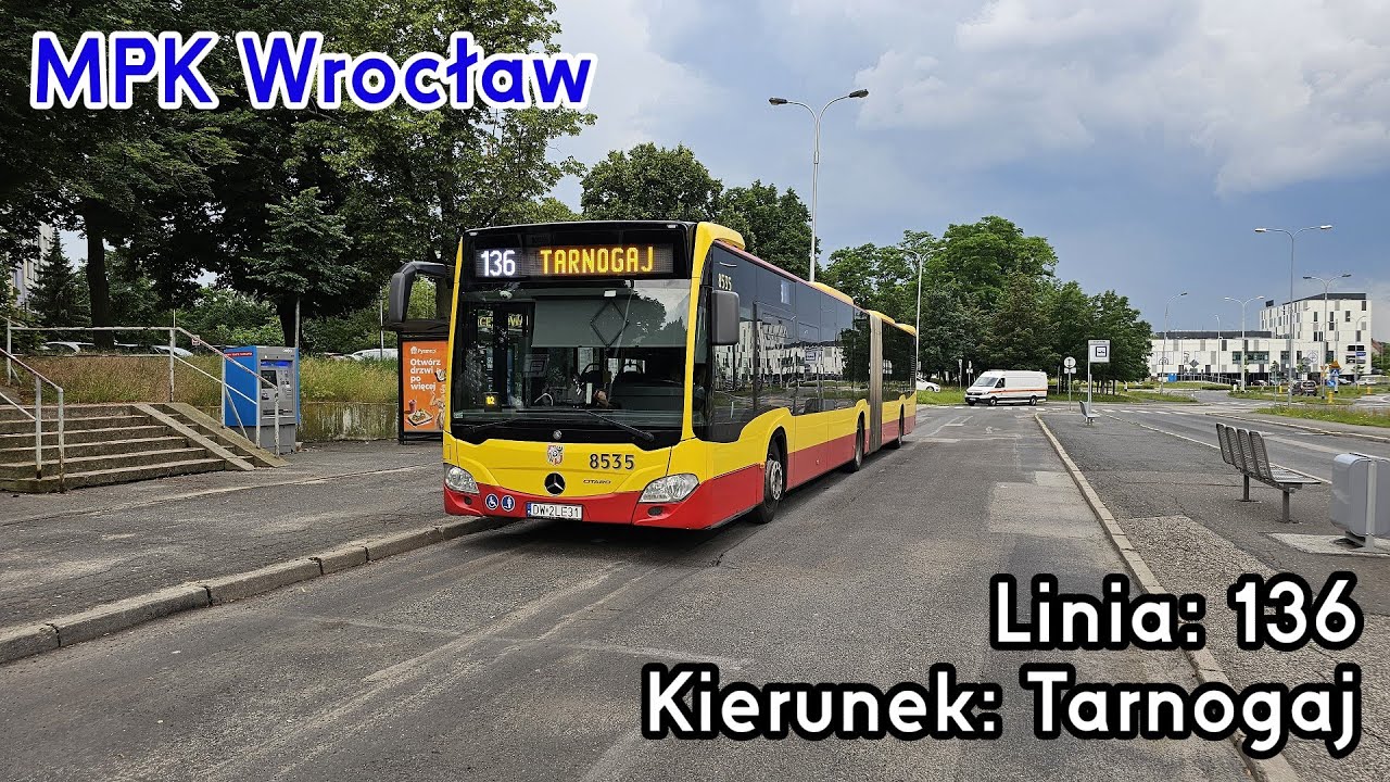 [🇵🇱PL] TIMELAPSE: MPK Wrocław - Linia: [🚍136]