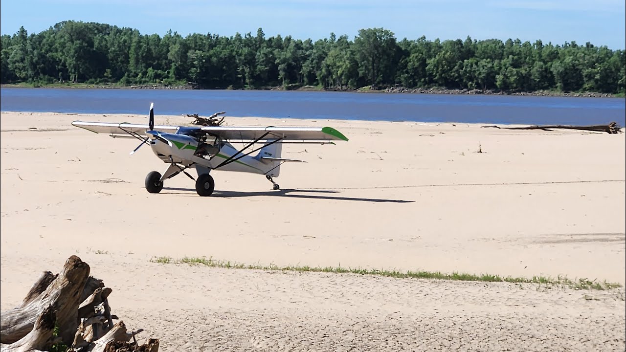 Kitfox Sti Farmfox and the Rotax 916is hit the sandbars for the first time together!
