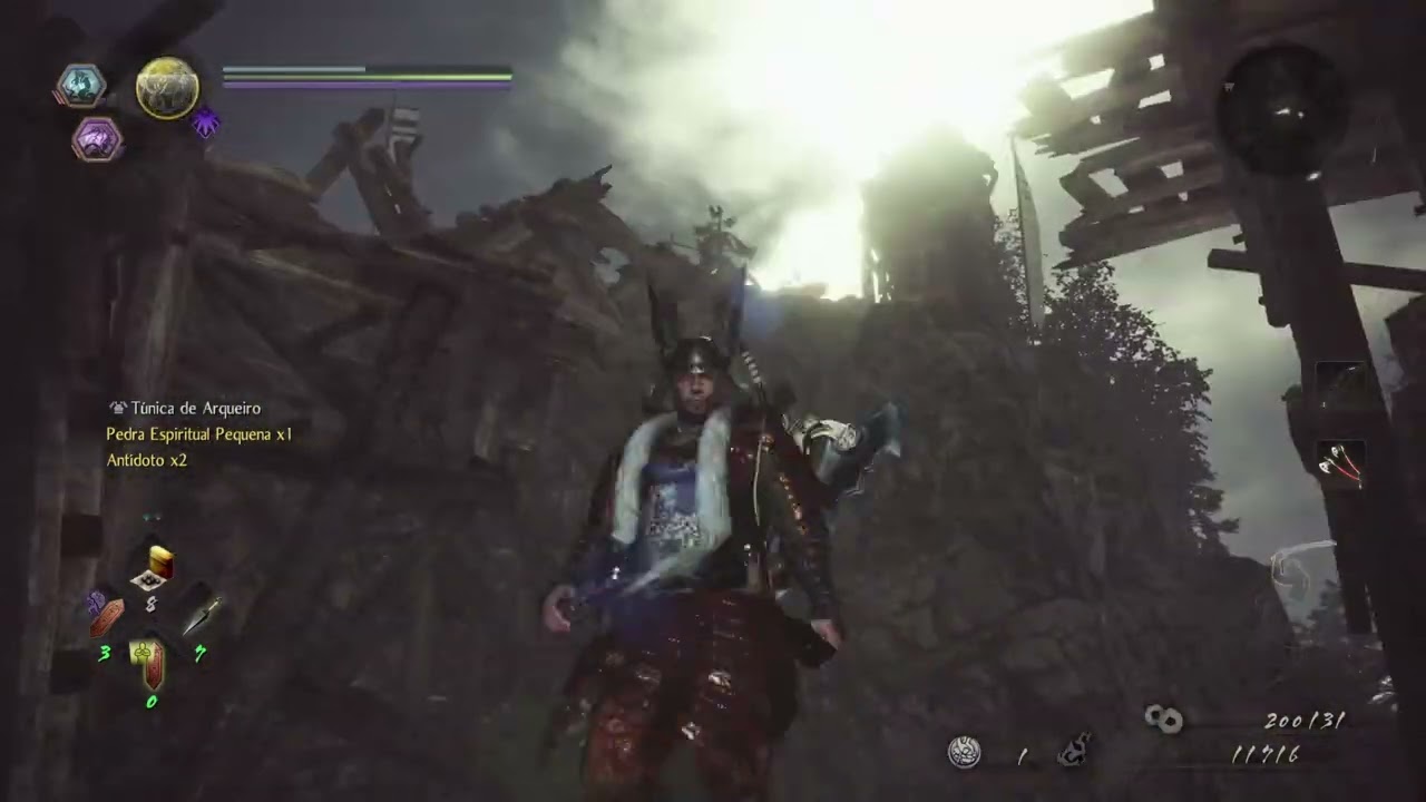 Nioh 2- Eps 9- O misterioso castelo de uma noite // Todos os Kodamas !!