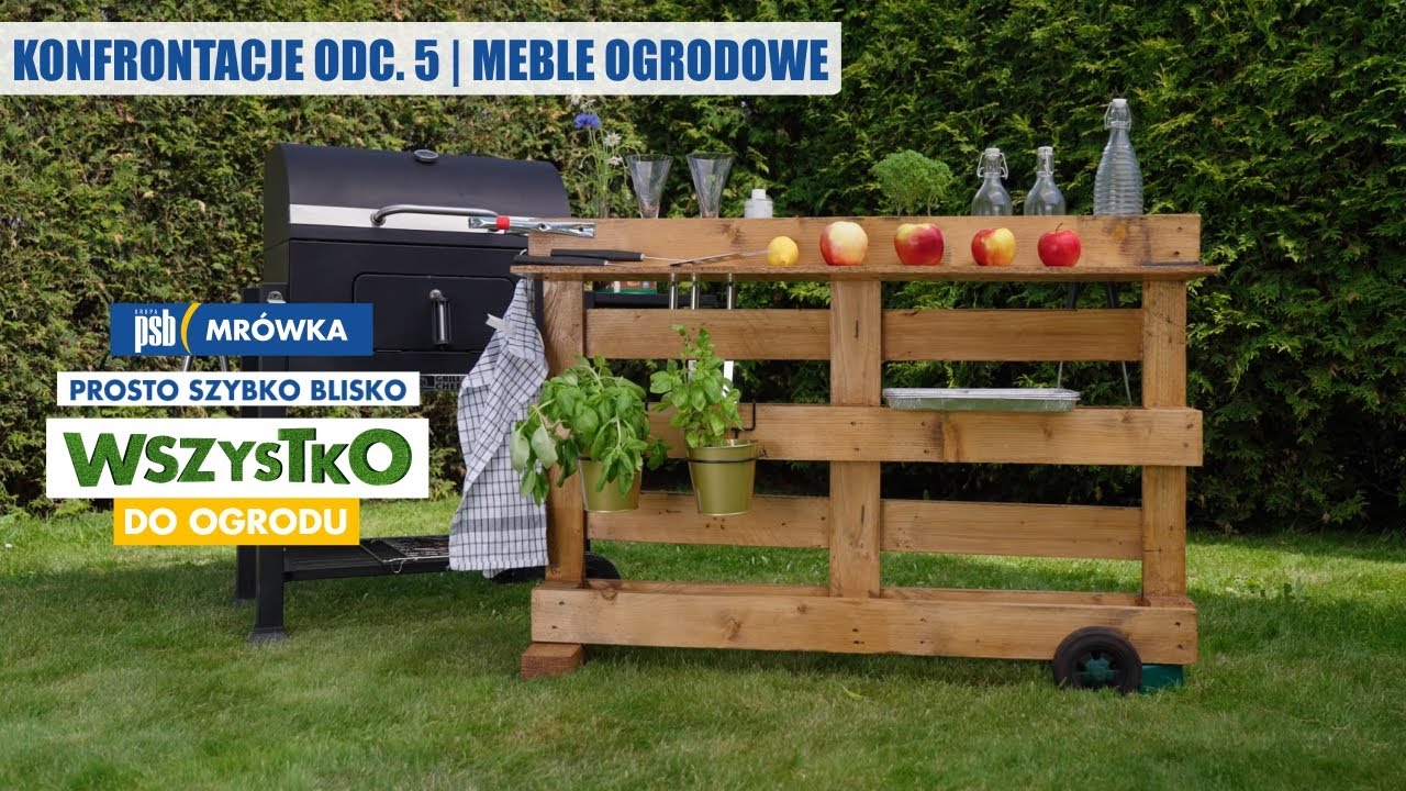 Meble ogrodowe z palet. Konfrontacje odc. 5 | PSB Mrówka | WSZYSTKO do ogrodu