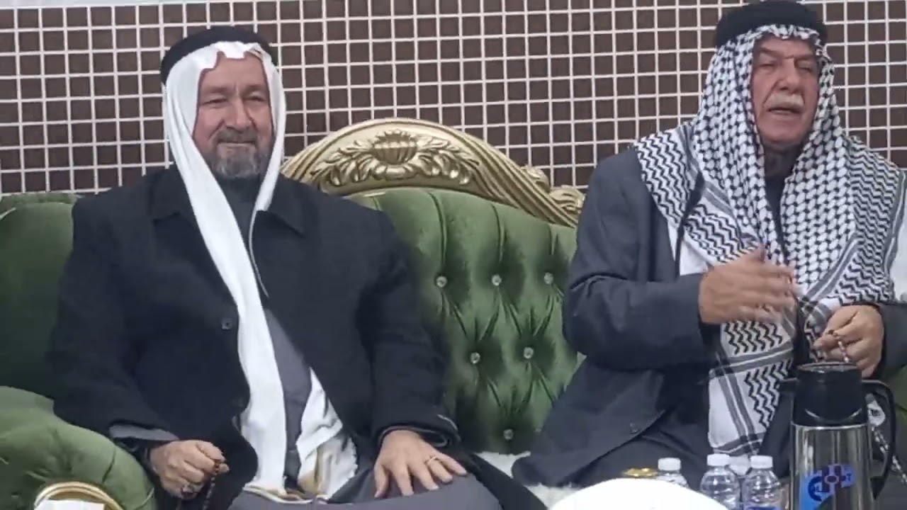 المداح انور الدوري في تكريت بحضور حضرة الشيخ حاتم الراوي الرفاعي قدس الله سره العزيز