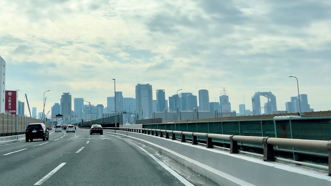 【4K HDR】大阪の大動脈・新御堂筋 → 御堂筋を縦貫・前面展望