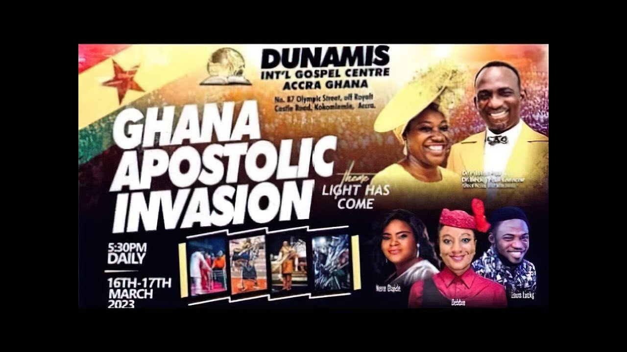 GHANA APOSTOLIC INVASION 2023. DAY 1 EVENING SESSION 16-04-2023
