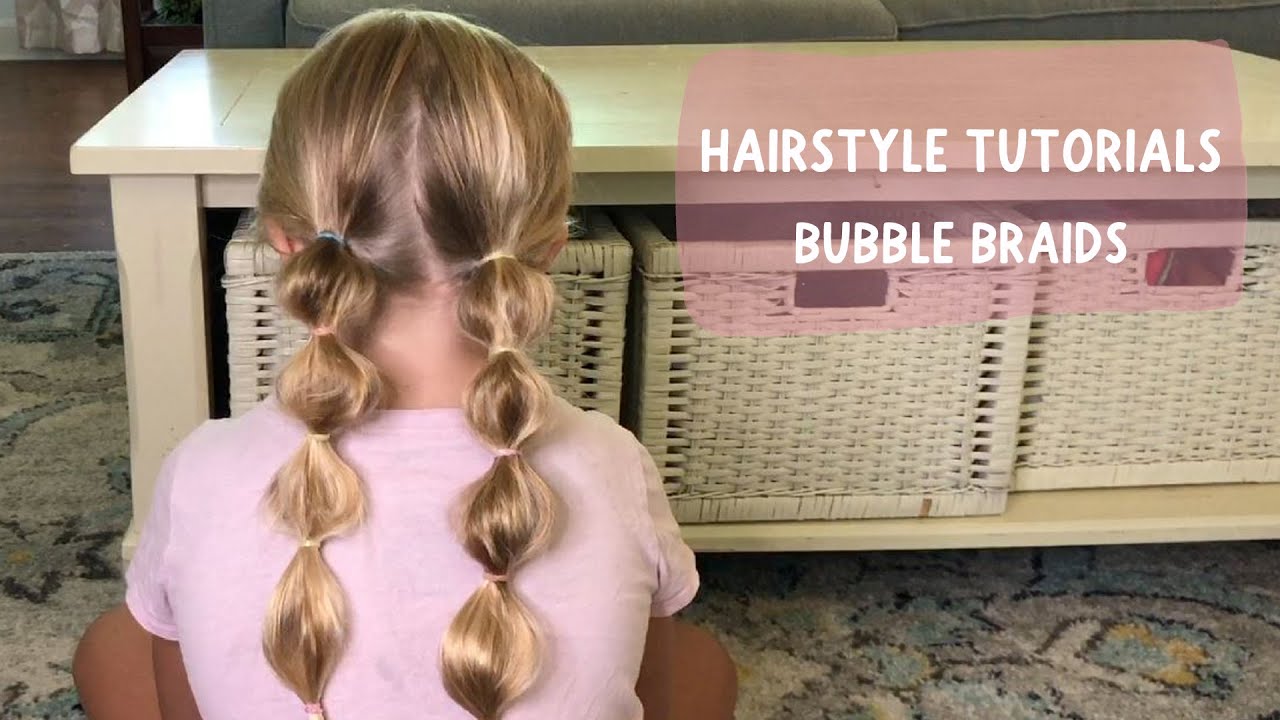 How to do bubble braids