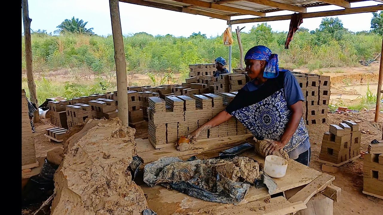 Ghana House Building with Clay Bricks | Central Region | Interlocking Bricks
