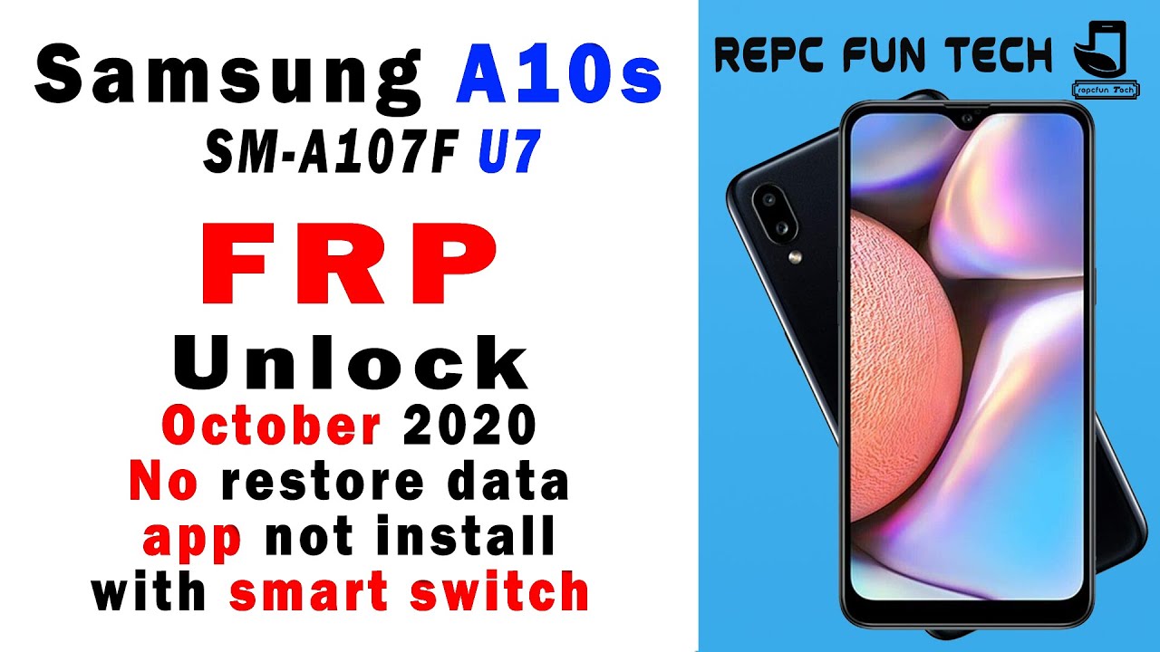 samsung a10s frp bypass | sm-a107f/ds google account bypass | a10s binary 7 frp unlock 2020 update