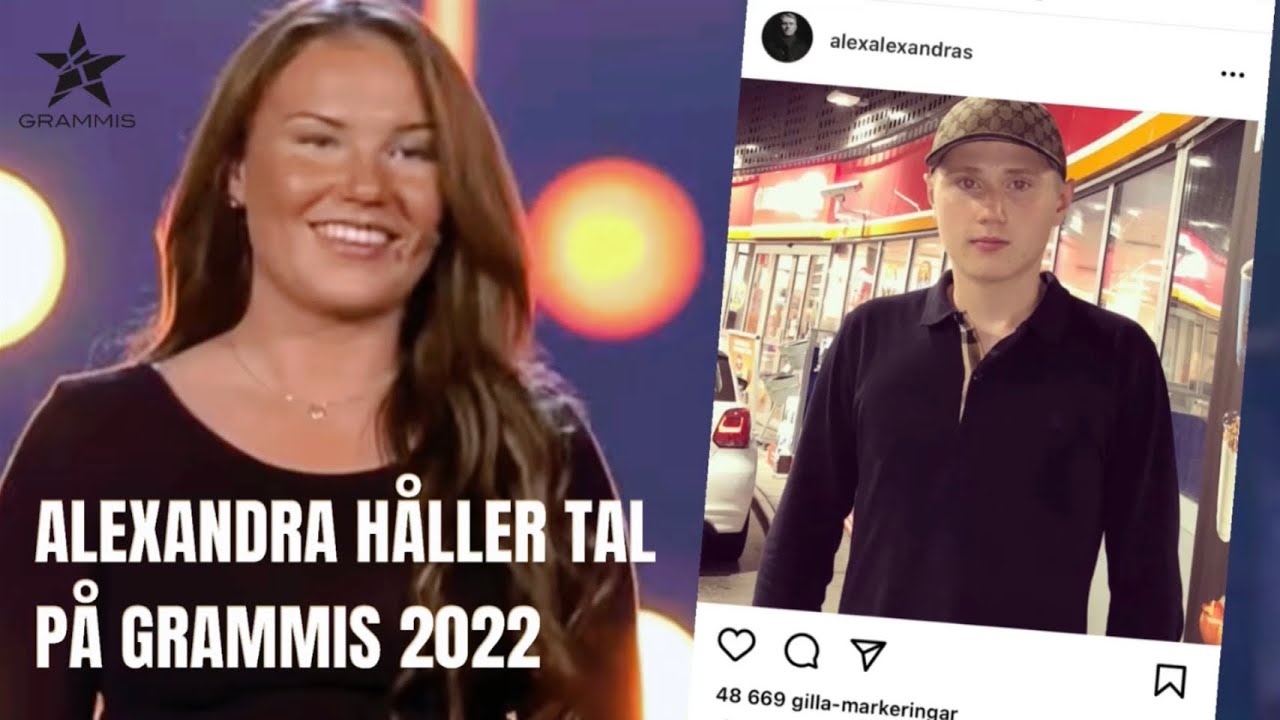 Ein&aacute;rs flickv&auml;n h&aring;ller tal p&aring; Grammis 2022