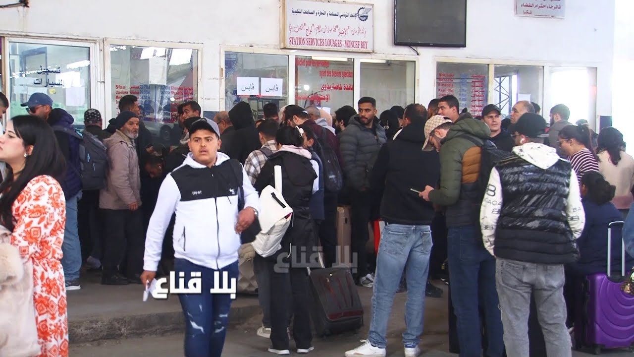 اكتظاظ عجيب في محطة اللواجات..انتظار بال8 ساعات وبكاء بسبب الاستغلال وعدم ايجاد وسيلة نقل للعودة!!