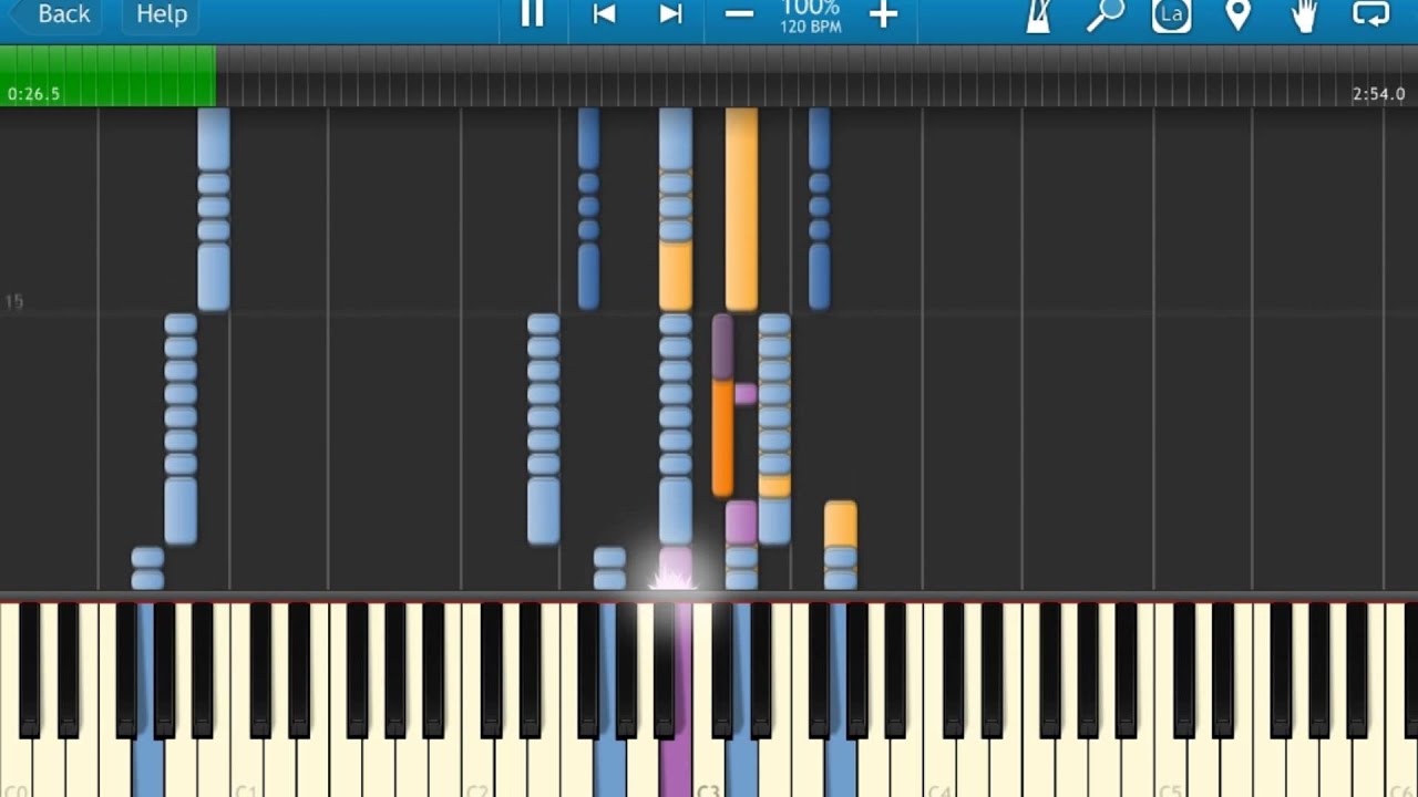 Synthesia - Sonic & Knuckles: Lava Reef/Lover Reef Remix