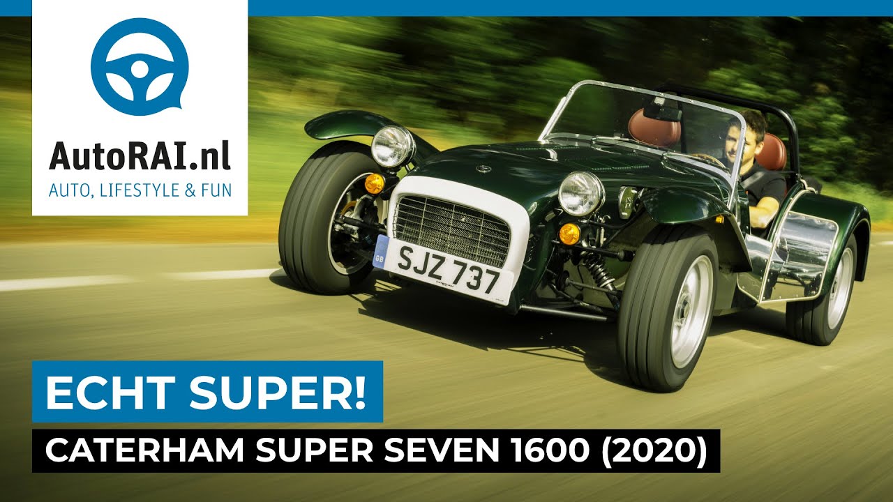 Caterham Super Seven 1600 (2020), speakers op tien! - REVIEW - AutoRAI TV