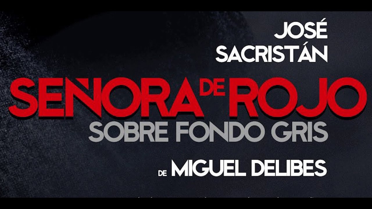 BARCELONAUTES / JOSÉ SACRISTAN - SEÑORA DE ROJO SOBRE FONDO GRIS
