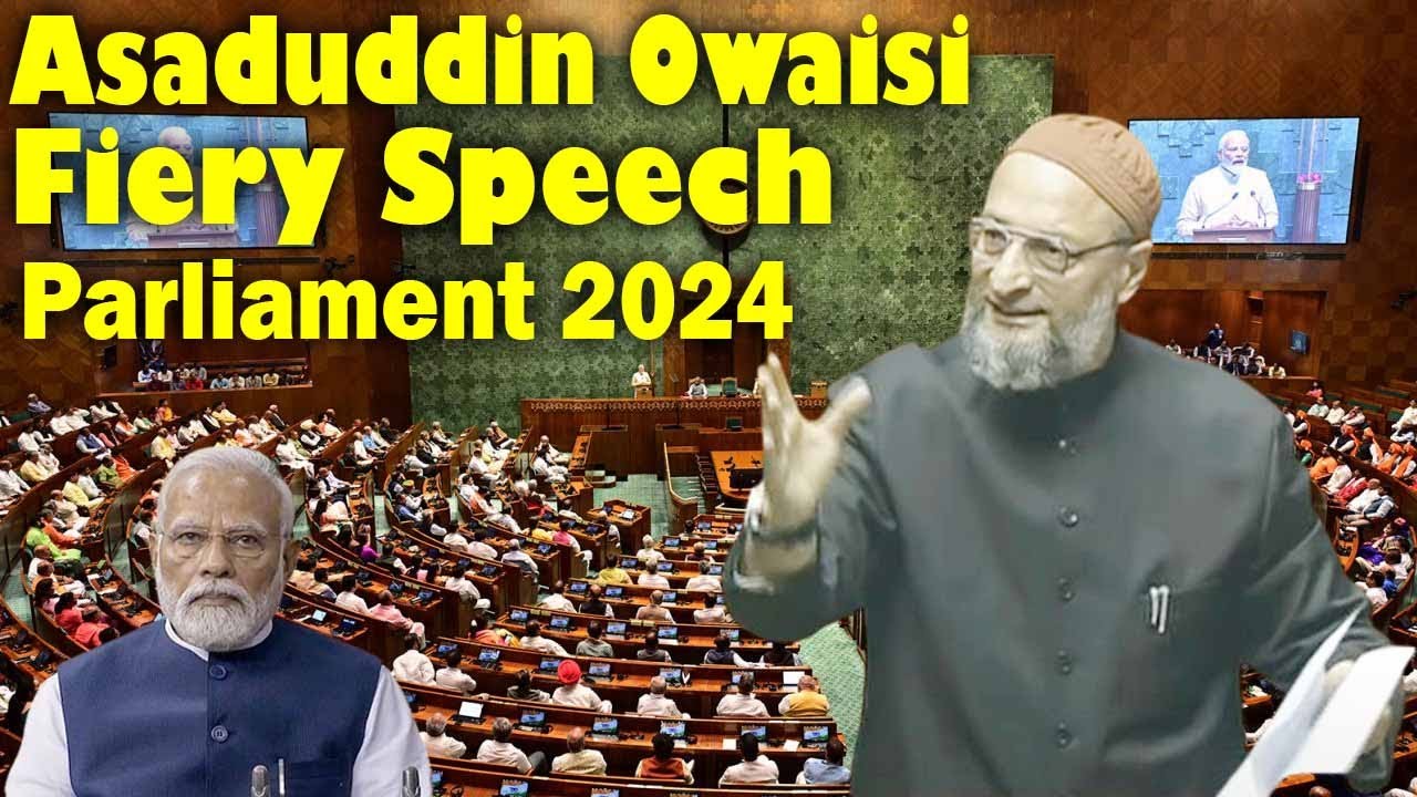 Asaduddin Owaisi's Fiery Speech | Parliament Budget Session 2024 | AIMIM Parliament Speech | YOYO TV