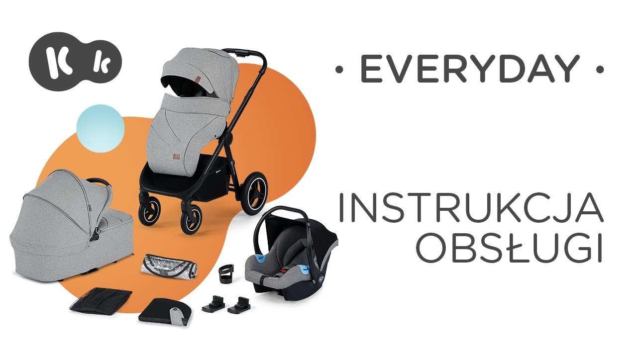 Jak złożyć wózek wielofunkcyjny EVERYDAY Kinderkraft? | Instrukcja obsługi