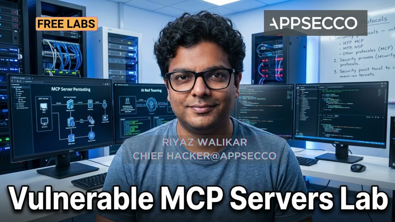 Vulnerable MCP Servers Lab  Free Open Source Training for AI Security Testing #mcp #mcpsecurity