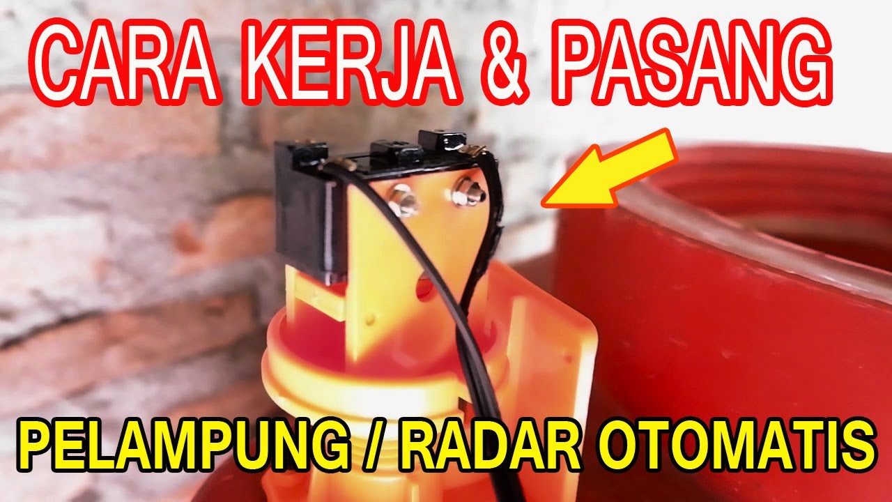 🔴 Cara kerja  radar pelampung air dan pemasangan Radar atau pelampung otomatis Air torn