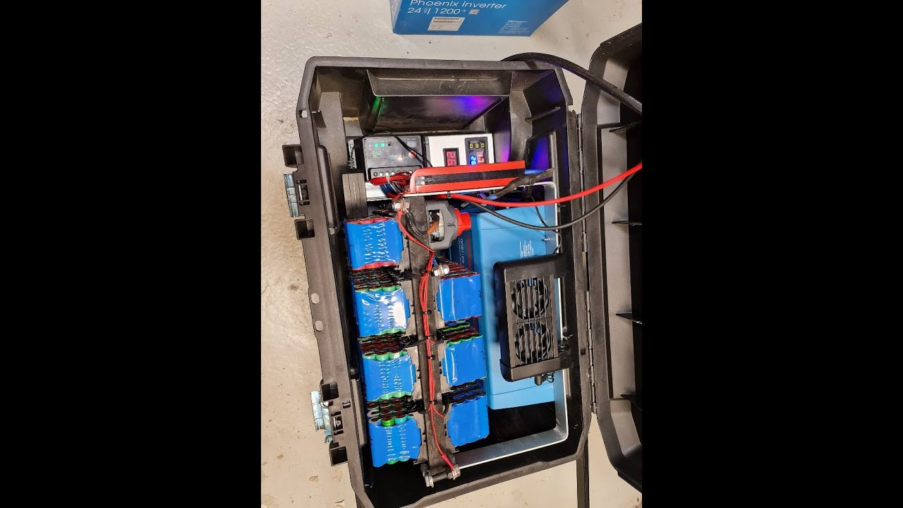 PowerPack portable 18650 DIY - Maleta de Energía. Batería Camper, autocaravana.